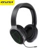 AWEI słuchawki gaming Bluetooth A799BLnauszne gamingowe z mikrofonem czarny/black